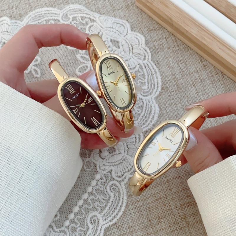 Luxury Lifestyle Women - 탑 브랜드 여성용 타원형 로마숫자 다이얼