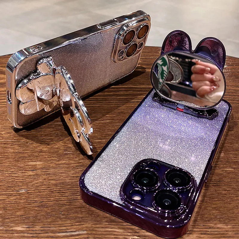 럭셔리 패션 글리터 토끼 거울 스탠드 케이스 삼성 S2 - Luxury Lifestyle Photography 리뷰 및 가격